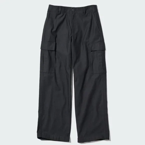 Uniqlo Wide Straight Cargo Pants Size S - Picture 3 of 7
